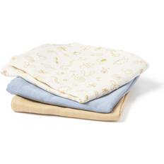 Tre Babynest & tepper Kids Concept Muslin Blankets Set of 3 Blue