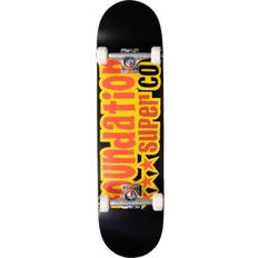 Foundation 3 Star Complete Skateboard Black 8.125"