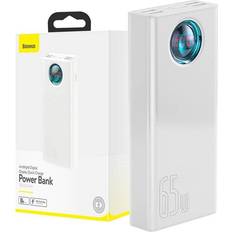 Baseus Batterier & Ladere Baseus Amblight powerbank 65W 30000mAh Overseas Edition white PPLG000102