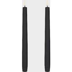 Uyuni Taper Black LED-lys 25cm 2st