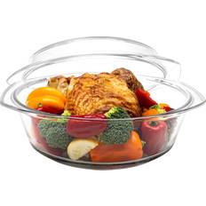 Glass Serving Simax Round Clear Serving Bowl