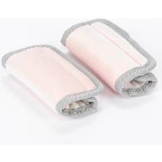 Seat Belt Pads Diono Soft Wraps Car Seat Straps, Shoulder Pads for Baby, Infant, Toddler, 2 Pack Reversible Soft Seat Belt Cushion and Stroller Harness Covers Helps Prevent Strap Irritation, Pink