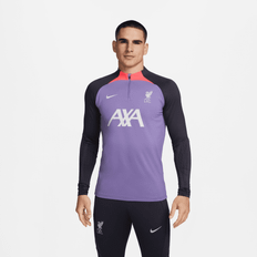 Liverpool FC T-shirts Nike Liverpool FC Men's Dri-FIT Knit Soccer Drill Top in Purple, DZ0843-568