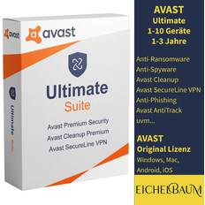 Avast Office-Programm Avast ultimate verschiedene varianten multi-device esd lizenz code key