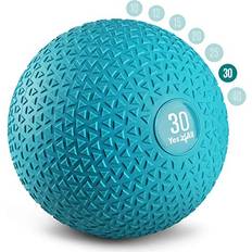 Yes4All Yoga Equipment Yes4All 30lbs Slam Medicine Ball Triangle Teal