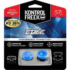 Controller Buttons KontrolFreek FPS Edge for Nintendo Switch Pro Performance Thumbsticks 1 High-Rise Convex, 1 Low-Rise Convex Blue