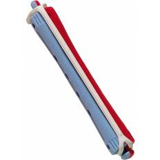 Comair Kaltwellwickler 2-farbig lang 95 mm, 12 St., rot-blau