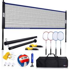 Badminton & Sports Expert Outdoor Badminton/Volleyball Complete Set