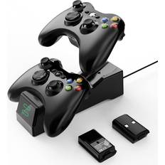 Gaming Accessories YCCTEAM Controller Charger for Xbox 360 Controller Charging Station Compatible with Xbox 360 Dual Charging Dock
