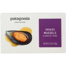 Canned Food Patagonia Provisions Smoked Mussels in Olive Oil + Broth 4.2oz 1
