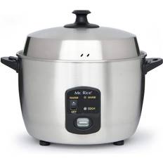 SPT Rice Cookers SPT 10-Cup Rice Cooker/Steamer, Steel/Stainless