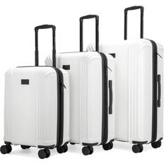 Telescopic Handle Luggage Badgley Mischka Evalyn 3 Expandable Luggage Set