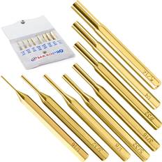 MP3 Players Premium Brass Punch Set – 8 Pcs Professional Brass Drive Pin Punch Set Non-Marring Brass Punch Set for Gunsmithing Assorted Gun Punch Set for Watch Repair Jewelry and Craft – by maxopro