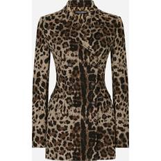 Multicolored - Women Blazers Dolce & Gabbana Leopard-print blazer multicoloured