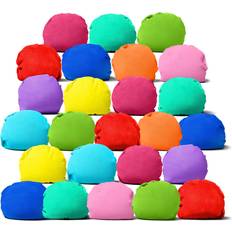 Pom Poms Chameleon Colors Color Balls, Multicolored Pre-filled and Refillable Color War Color Powder Balls, Pack of 25