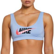 Nike Bikinis Nike Women's Scoop-Neck Swim Top in Blue, NESSD293-451