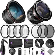 Lens Filters 58mm Altura Photo Professional Accessory Kit for Canon EOS Rebel DSLR Bundle with Wide Angle & Fisheye Lens Filter Kit Macro Close-Up Set UV CPL ND4 Remote Control & More