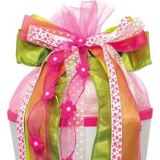 Geschenkband Roth Schultütenschleife Fairy, rosa/grün/weiß