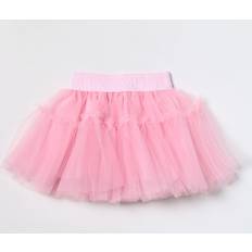 Reißverschluss Röcke Monnalisa Silk-touch Tulle Skirt Rosa Fairy Tale