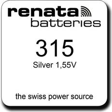 Renata Batterien & Akkus Renata Knopfzelle 315, 23mAh, Silberoxid Silver