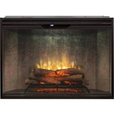Oil Stoves Dimplex Revillusion 42 in. Built-In Electric Fireplace Insert with Front Glass and Plug Kit