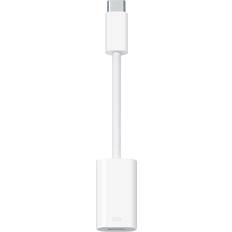 Hvite Kabler Apple USB C - Lightning Adapter M-M