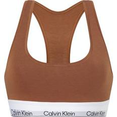 Calvin Klein Modern Cotton Naturals Bralette - Warm Bronze