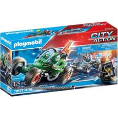 Play Set Playmobil Police Go Kart Escape 70577