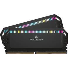 6400 MHz - DDR5 RAM minne Corsair Dominator Platinum RGB Black DDR5 6400MHz 2x32GB (CMT64GX5M2B6400C32)