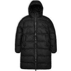 Rains long jacket Klær Rains Alta Long Puffer Jacket - Black
