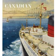 Pomegranate Canadian Travel Posters 2024 Wall Calendar