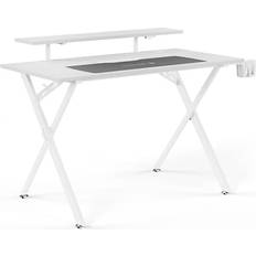 Gaming Desks on sale Emerge Vizon 47" Gaming Desk, White 60986