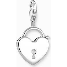 Thomas Sabo Charms & Pendants Thomas Sabo Padlock Heart Charm Pendant - Silver