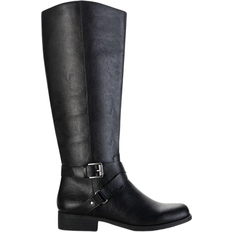 Style & Co Riding Shoes Style & Co Marliee Wide-Calf Riding Boots W - Black