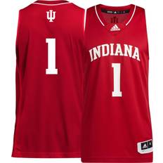 Adidas NBA Game Jerseys adidas Indiana Hoosiers #1 Crimson Swingman Replica