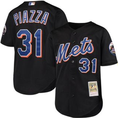 Mitchell & Ness Mike Piazza Black New York Mets Cooperstown Collection Mesh Batting Practice Jersey