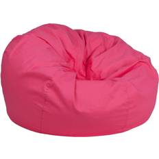 Flash Furniture Duncan Oversized Solid Hot Pink Bean Bag