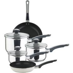 Prestige Everyday Straining Stainless Steel with lid 5 Parts