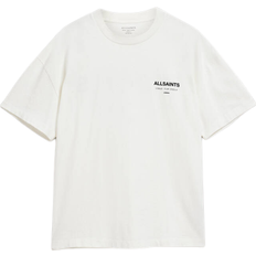 AllSaints Underground Oversized Crew T-shirt - White