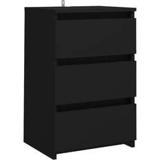 vidaXL Bed Cabinet Black Nattbord 35x40cm
