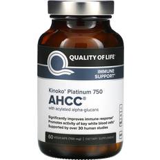Ahcc Quality of Life Kinoko Platinum AHCC 750mg 60