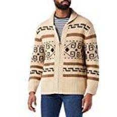 Knitted Sweaters - Men Pendleton Men's The Original Westerley Sweater - Tan/Brown