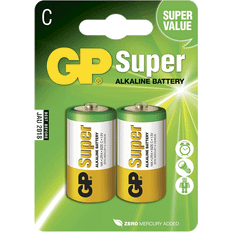GP Batteries C (LR14) Batterien & Akkus GP Batteries C Super Alkaline Compatible 2-pack