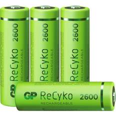 Gp recyko GP Batteries ReCyko Rechargeable AA 2600mAh 4-pack