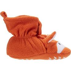 Indoor Shoes Hudson Baby Fleece Booties - Orange Fox