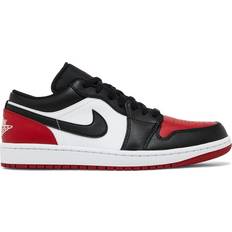 Jordan nike sko Nike Air Jordan 1 Low M - White/Varsity Red/Black