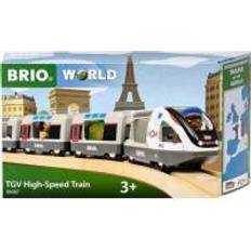 Tog BRIO World 36087 Trains of The World TGV Hochgeschwindigkeitszug Spielzeuglok für Kinder ab 3 Jahren