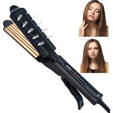 Hair Crimpers UKLISS Hair Crimper Iron for 2'' Fluffy Hairstyle Curling Iron