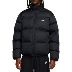 Nike Men Outerwear Nike Men's Sportswear Club Puffer Jacket - Black/White