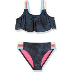 Under Armour Tie Dye Flutter Swim Bikini Set - Black